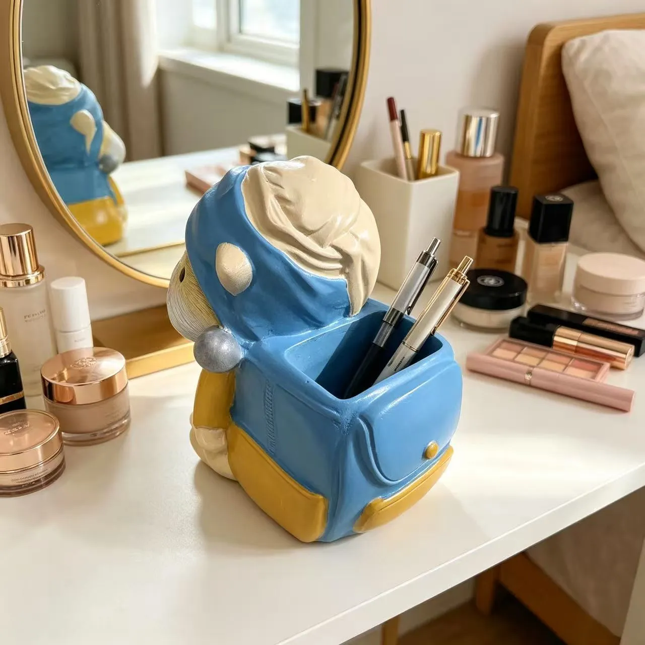 Pearl Cat Pen Holder