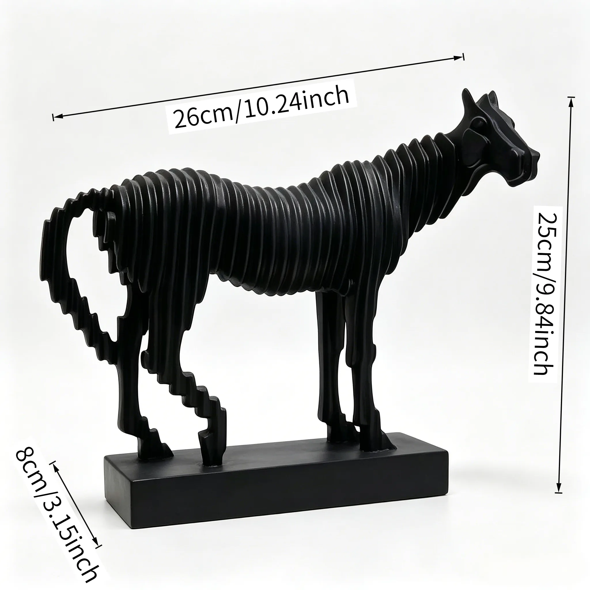 White/Dark Horse Mid-sized