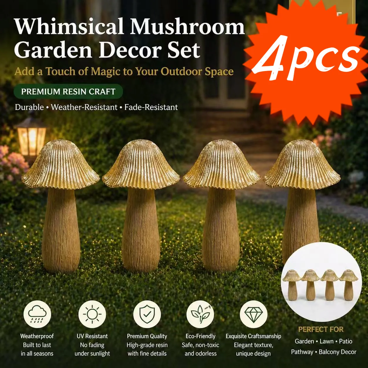 Various types of mushrooms