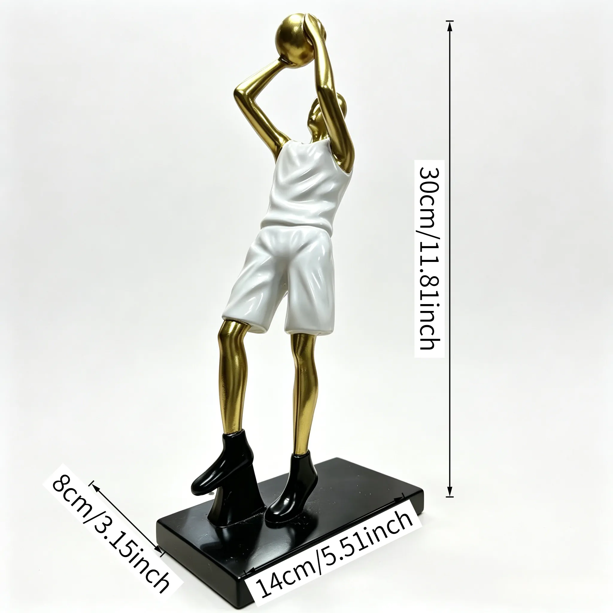 Basketball player's fadeaway jump shot