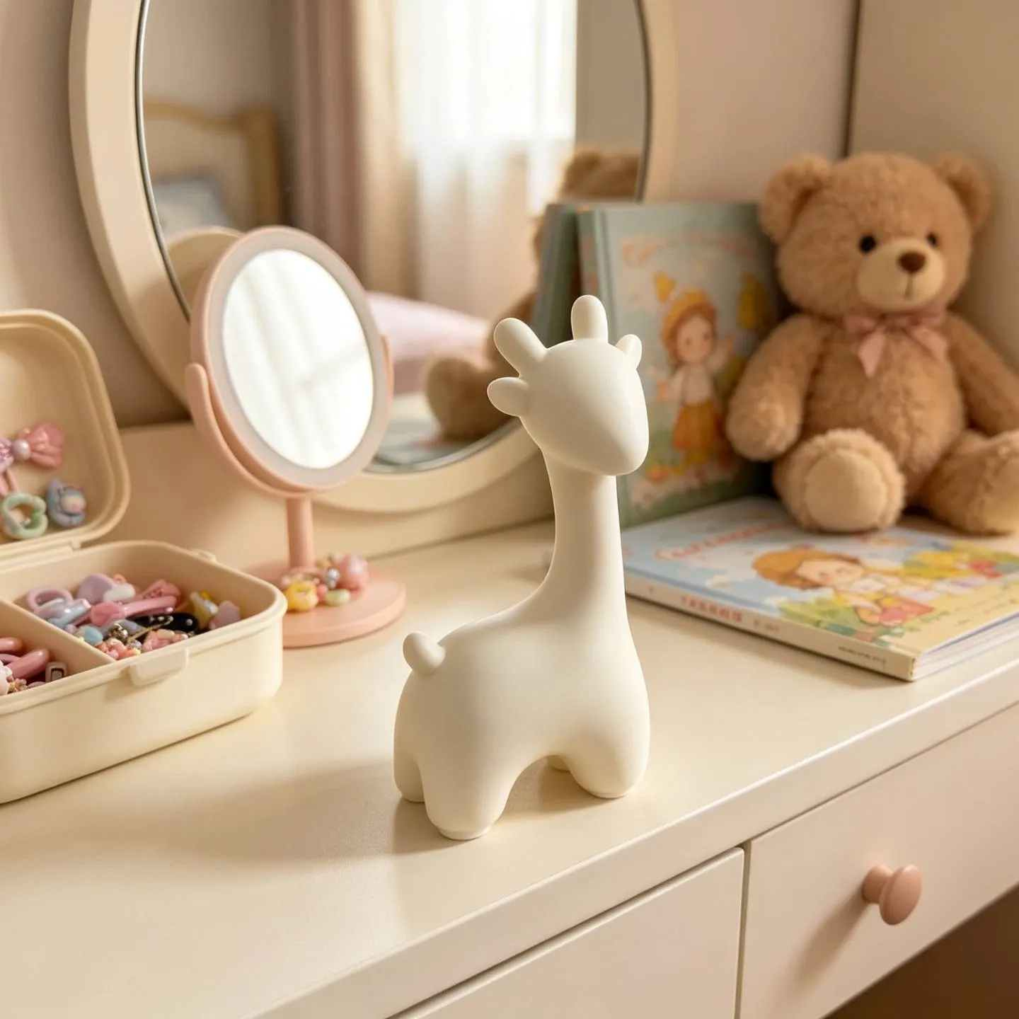 White giraffe small