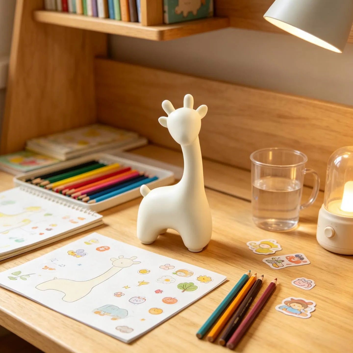 White giraffe small