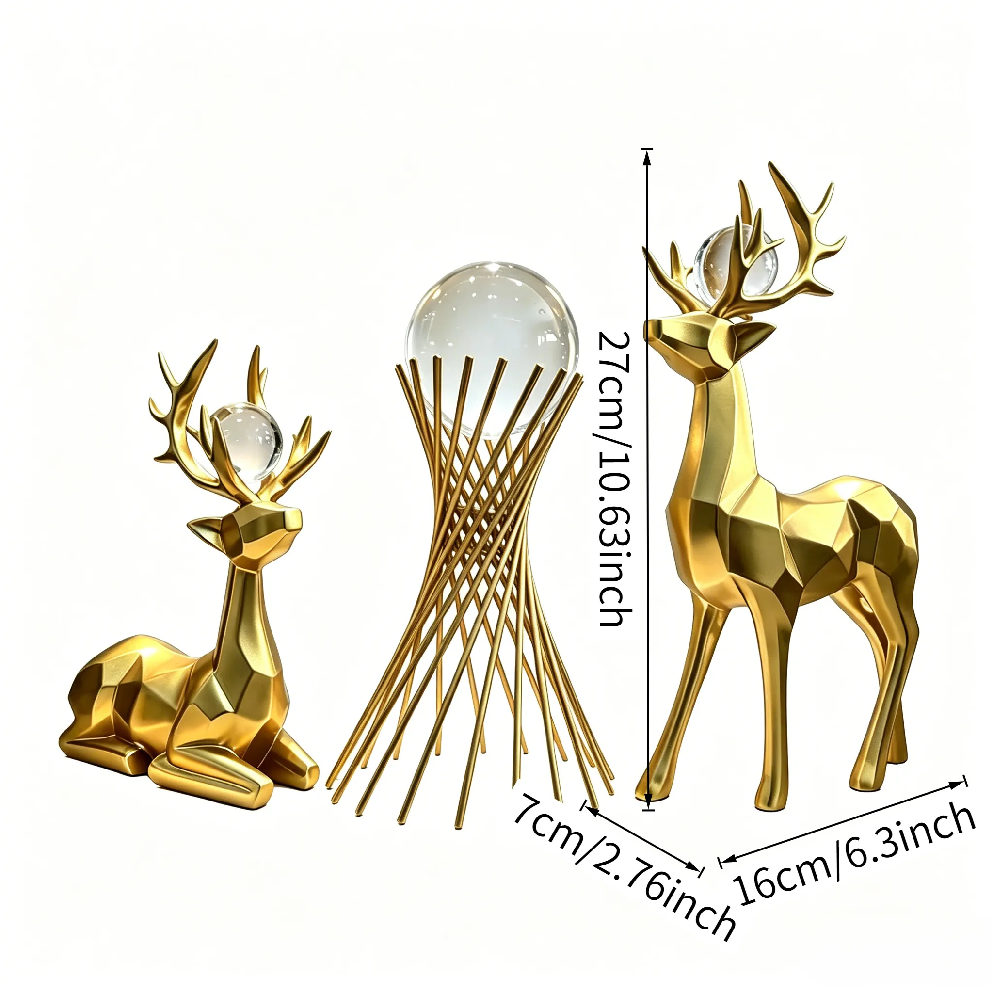 Double Deer and Tower