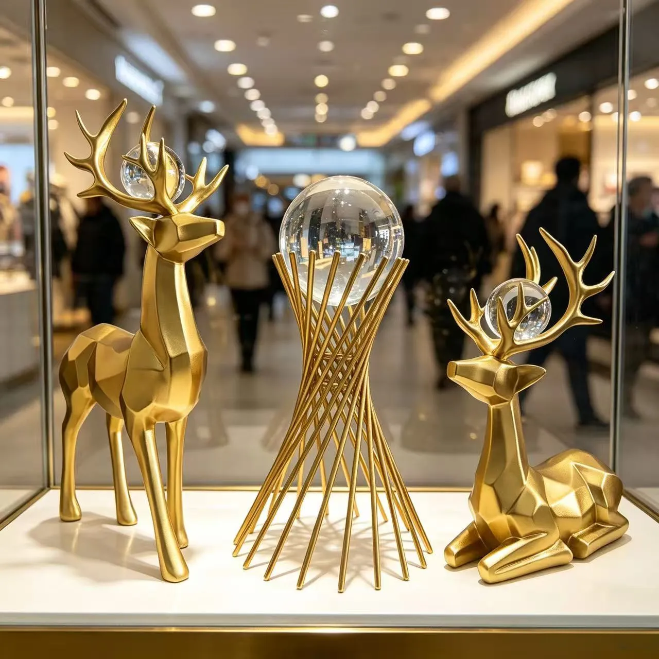 Double Deer and Tower