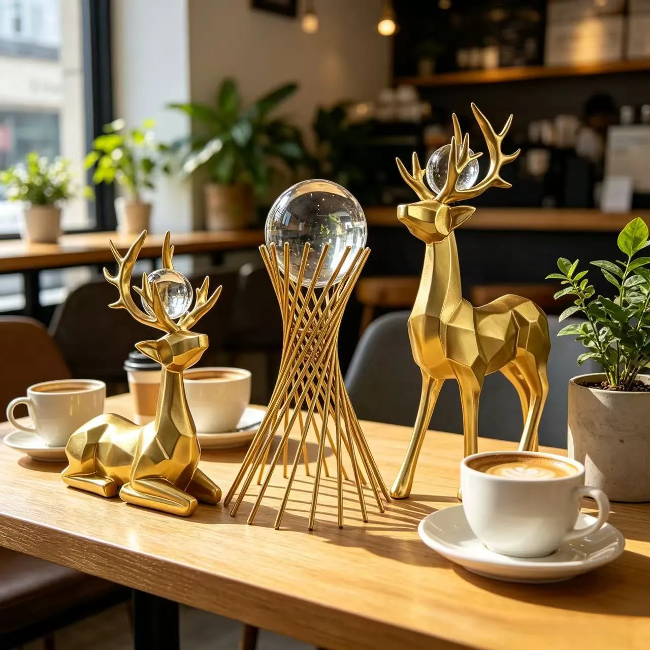 Double Deer and Tower