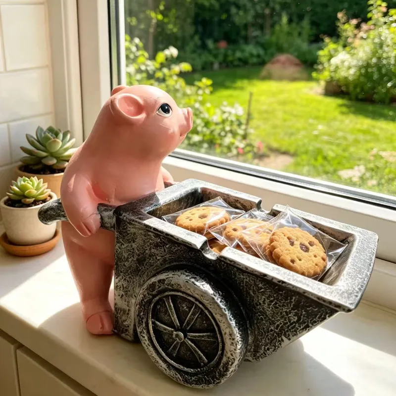 Piglet stroller ashtray