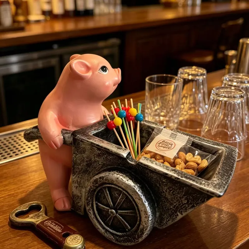 Piglet stroller ashtray