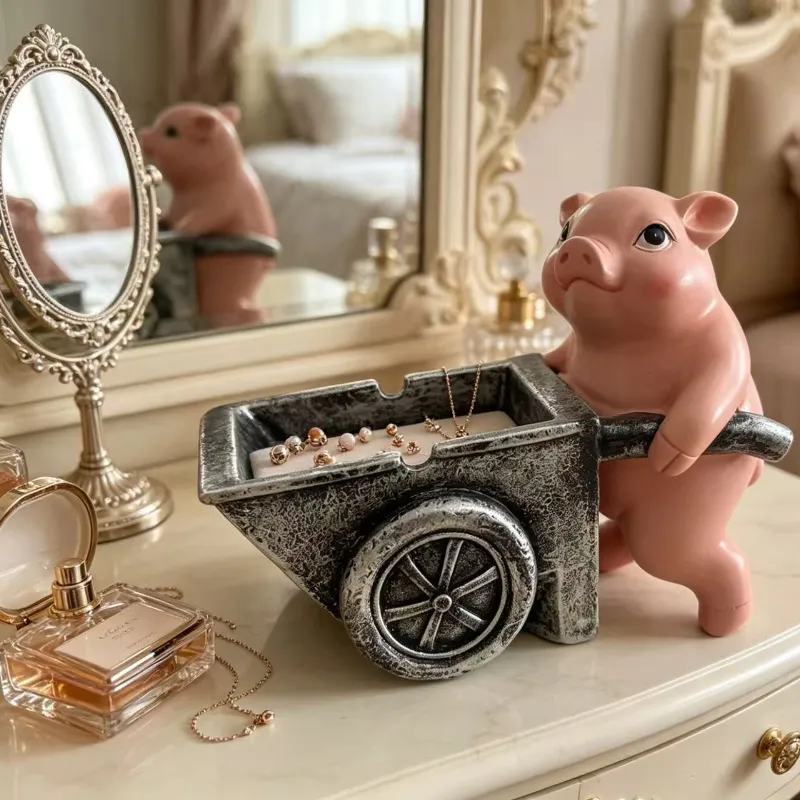Piglet stroller ashtray