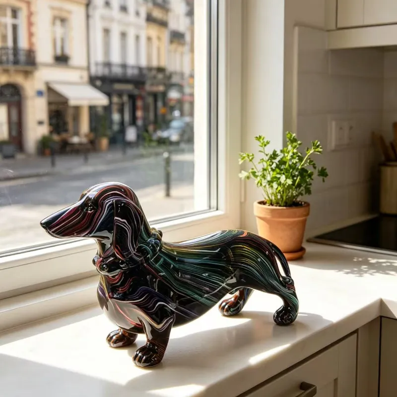 Black Dachshund