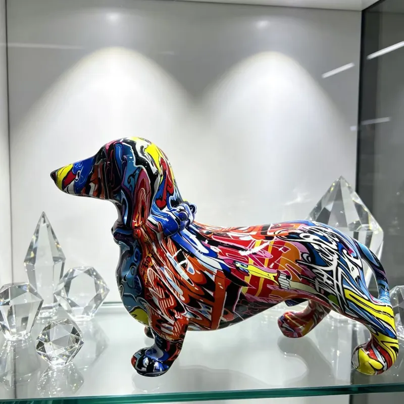 Colorful Dachshund