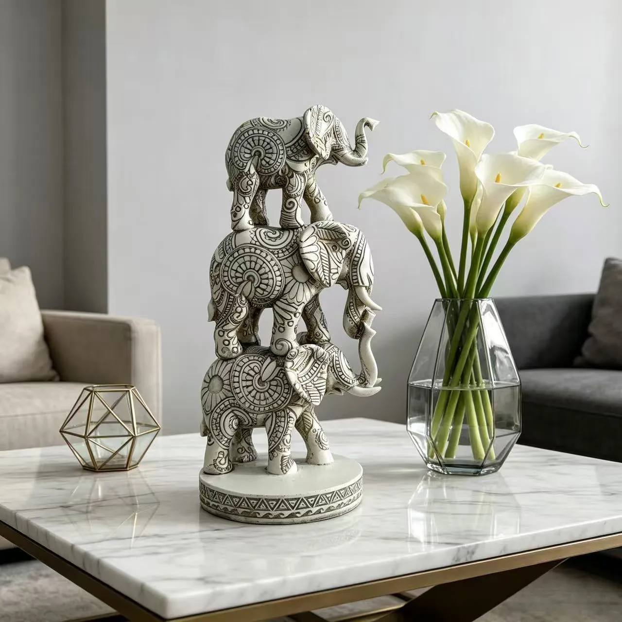 Life Energy Sculpture Elephant