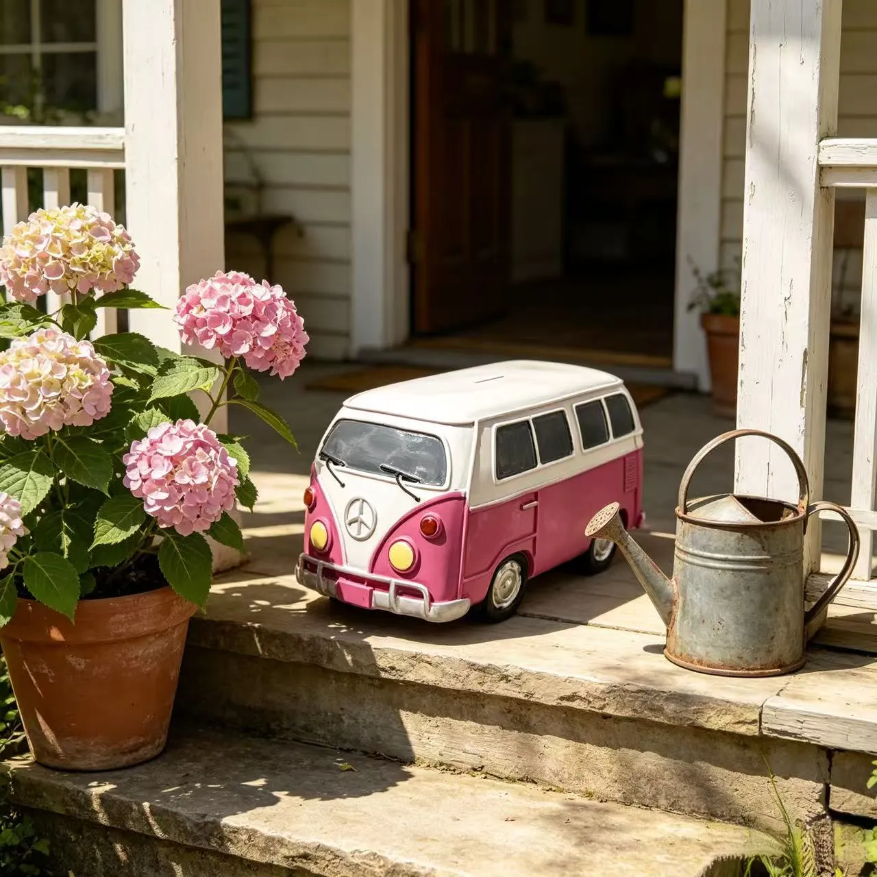 Bus piggy bank