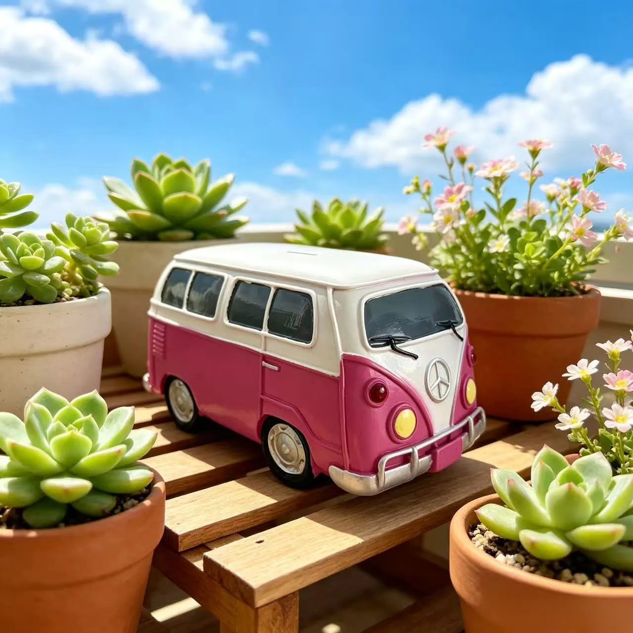 Bus piggy bank