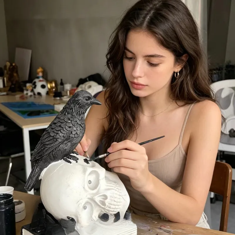 Crows and Skulls