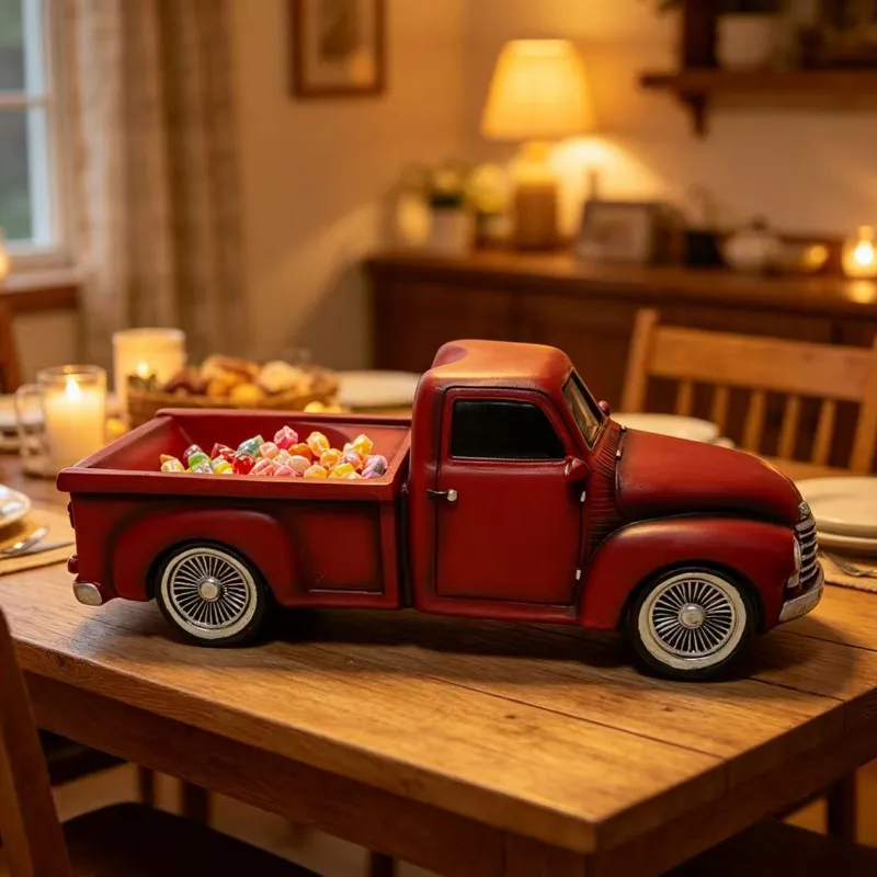 Wine rack pickup truck