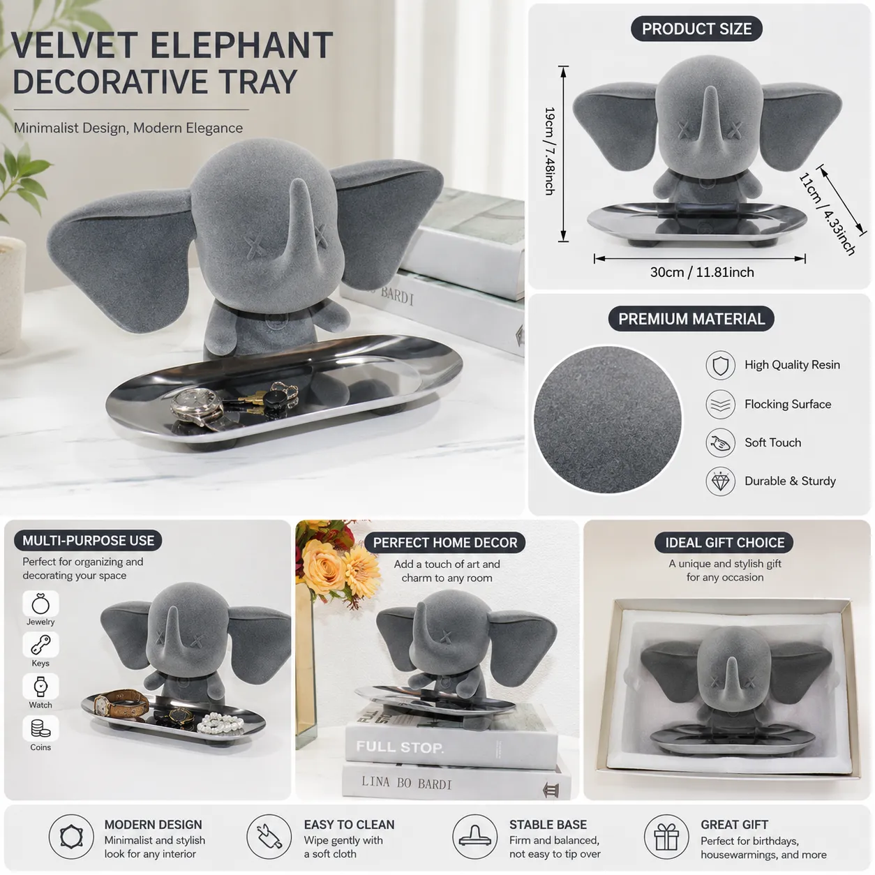 Elephant tray
