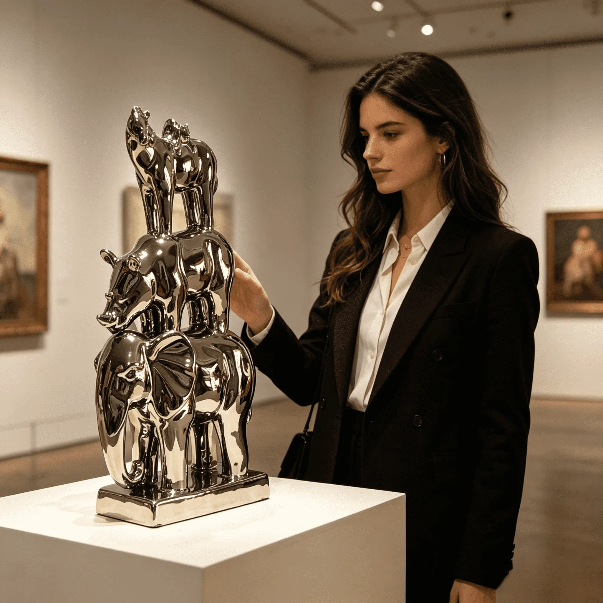 Electroplating of Life Energy Balance Statue