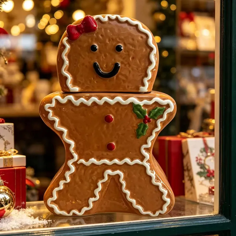 Gingerbread Man Jar