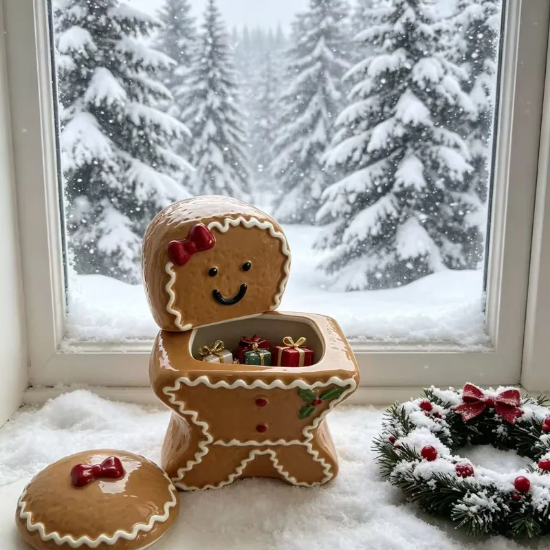 Gingerbread Man Jar