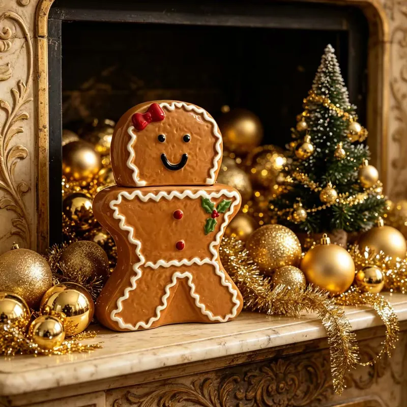 Gingerbread Man Jar