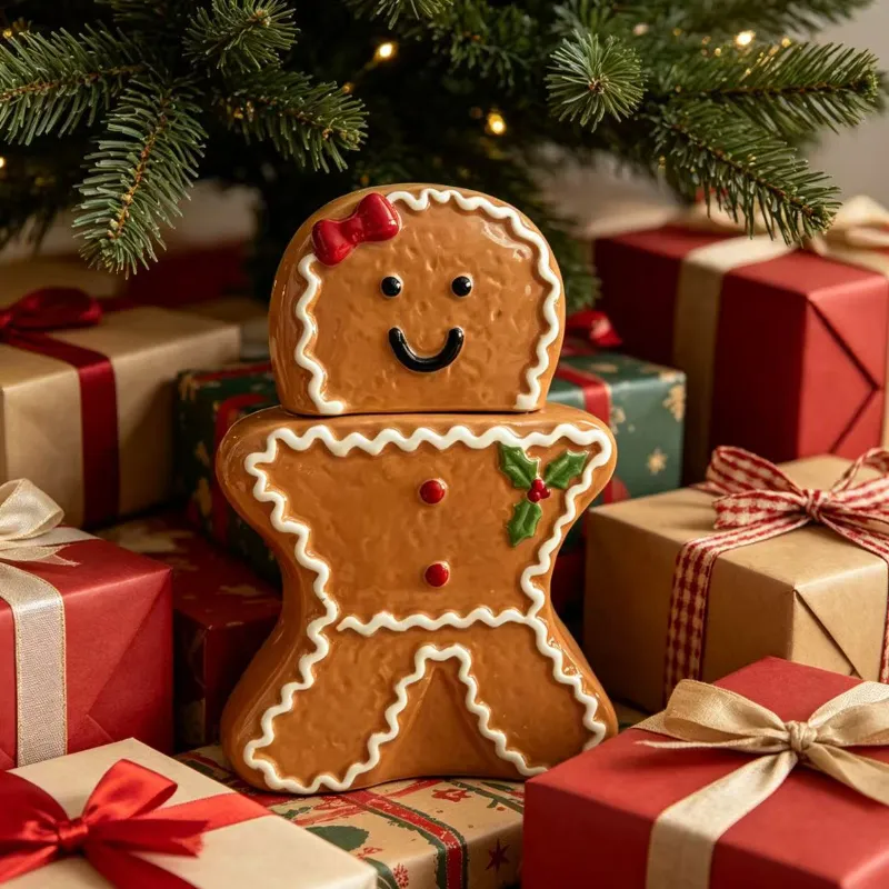 Gingerbread Man Jar