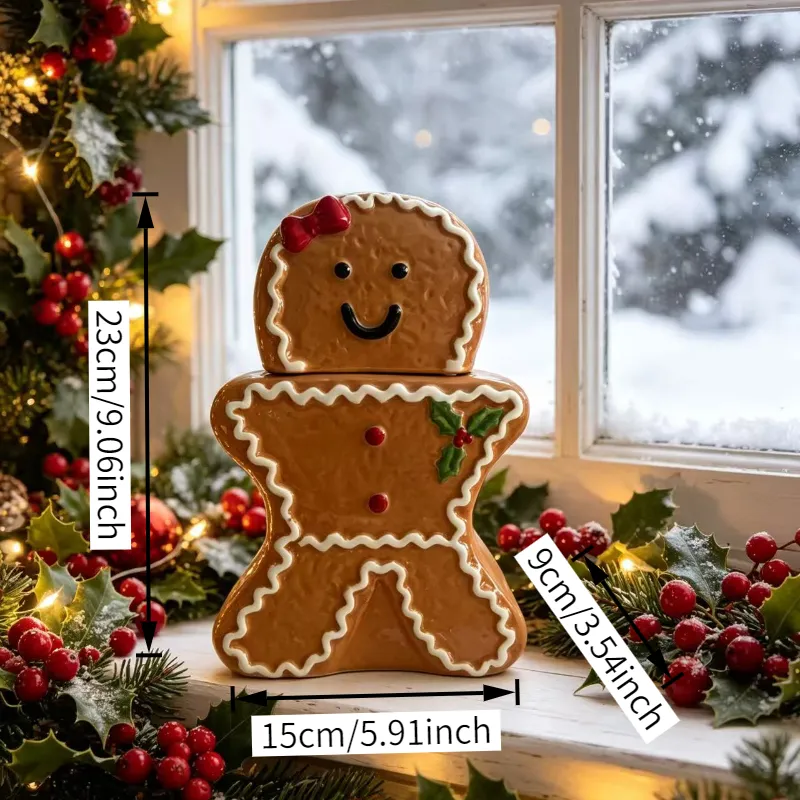 Gingerbread Man Jar