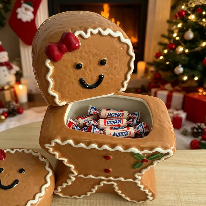 Gingerbread Man Jar