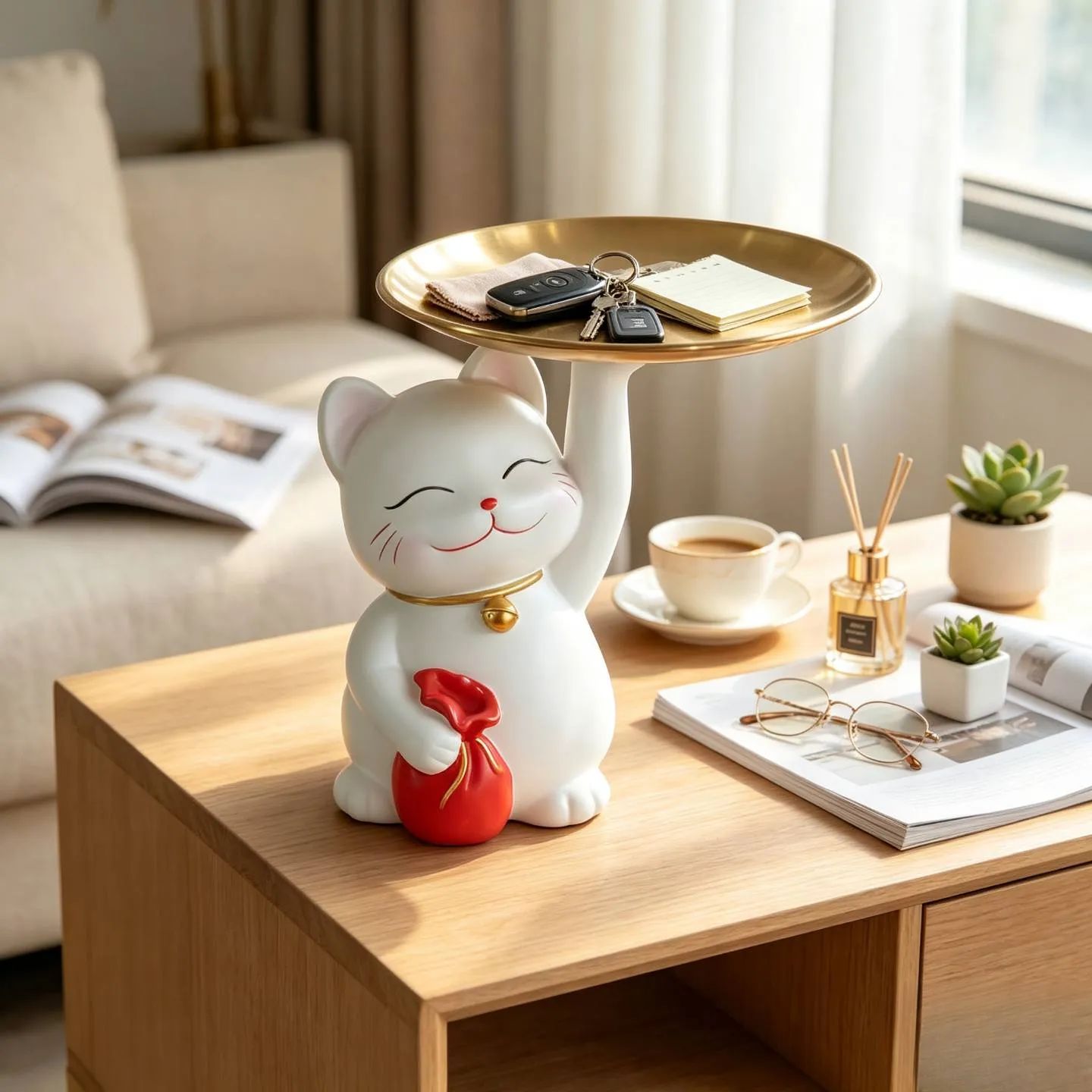 Lucky Cat Tray