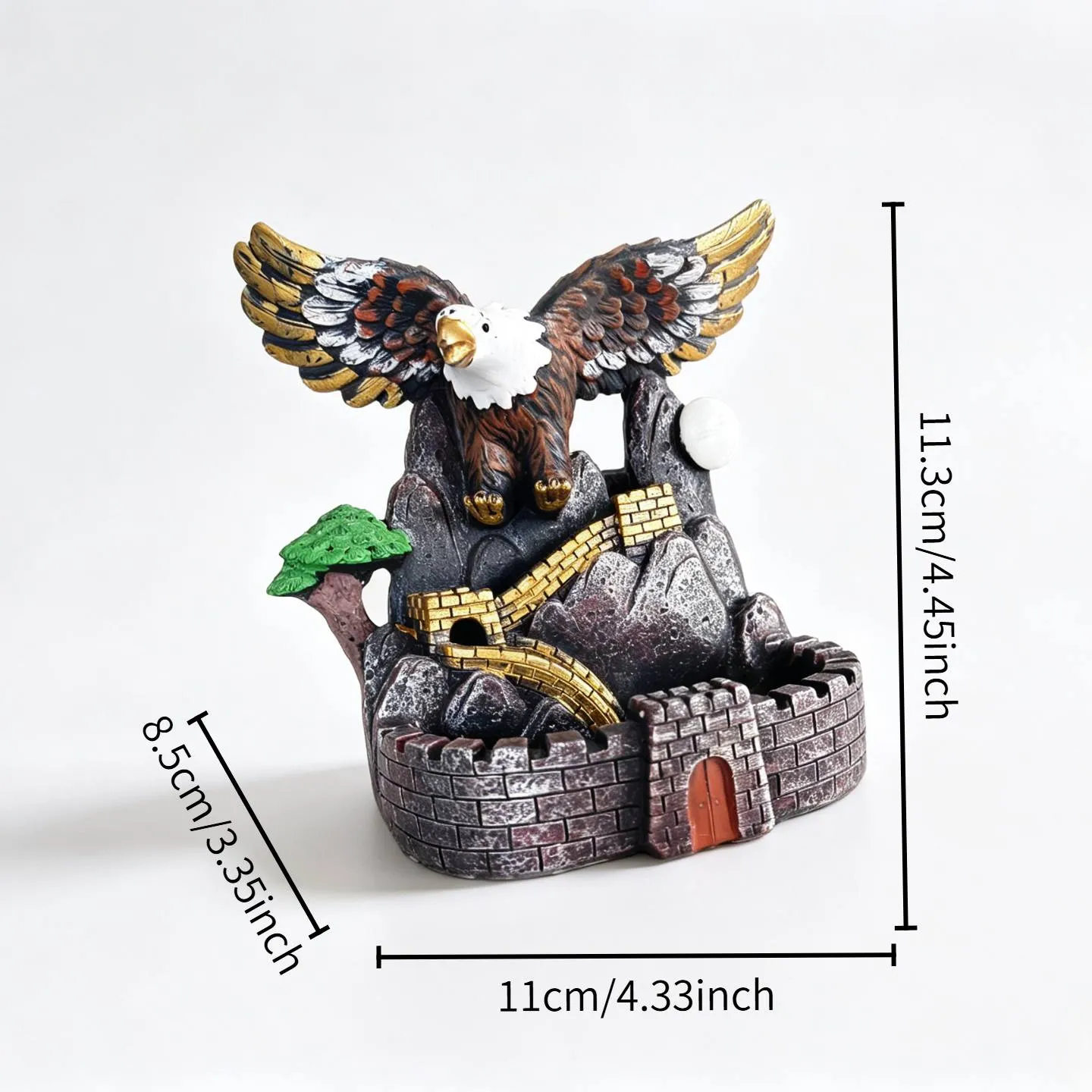 Backflow Incense Burner Eagle