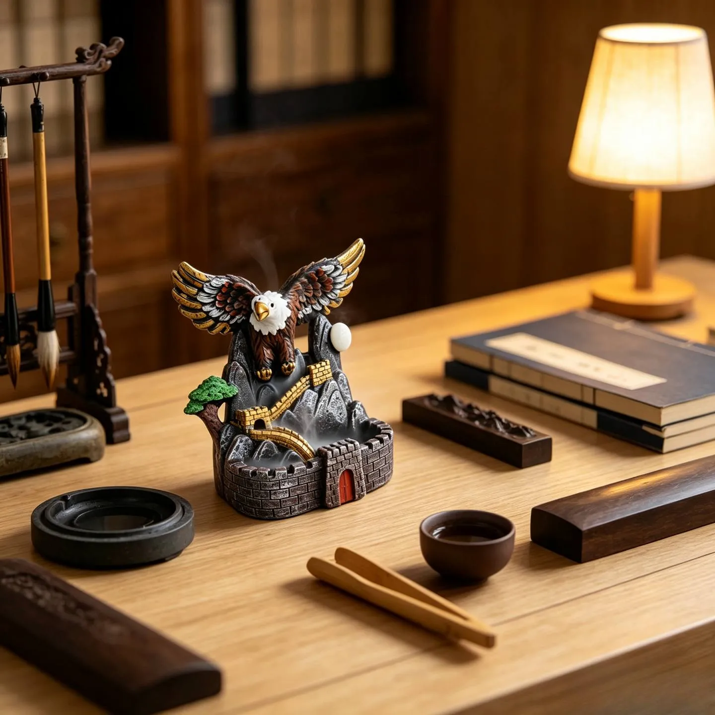 Backflow Incense Burner Eagle