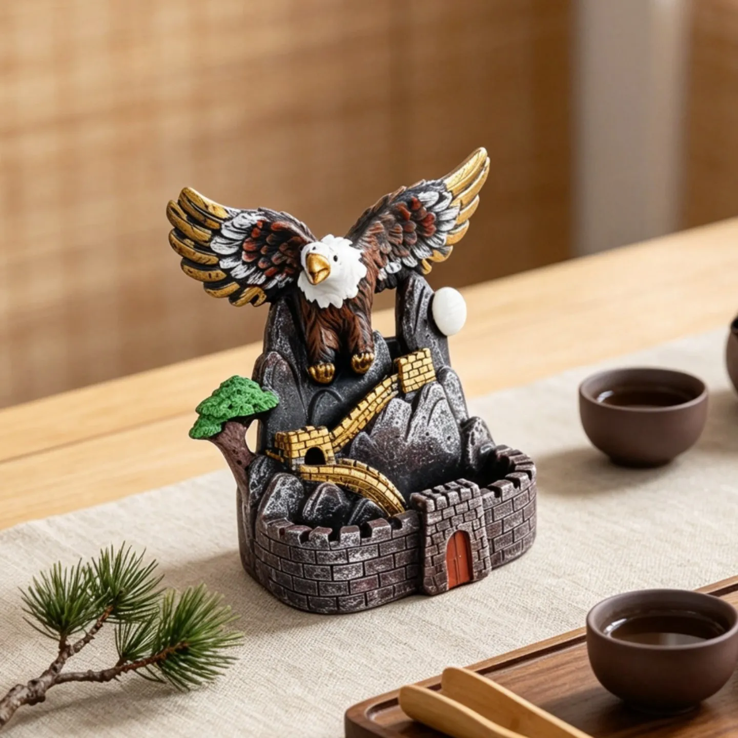 Backflow Incense Burner Eagle