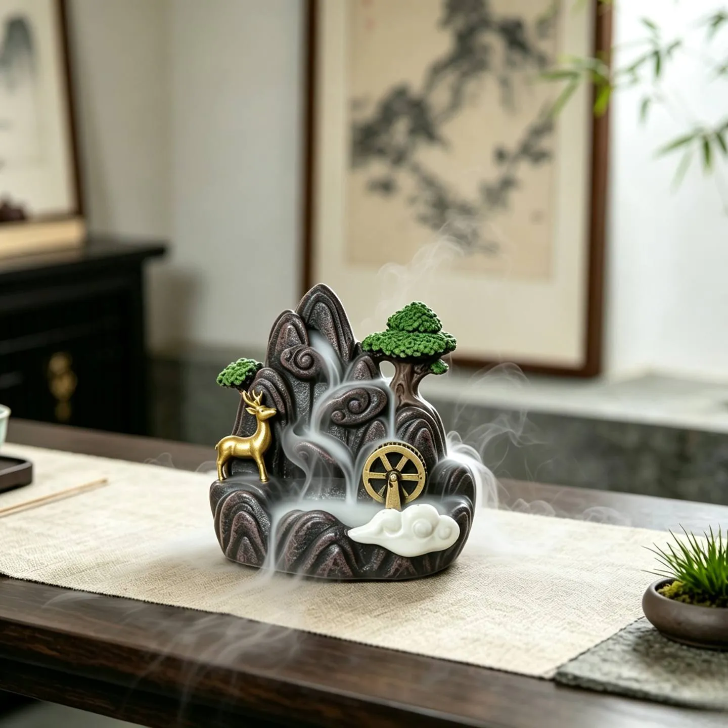 Backflow Incense Burner Deer