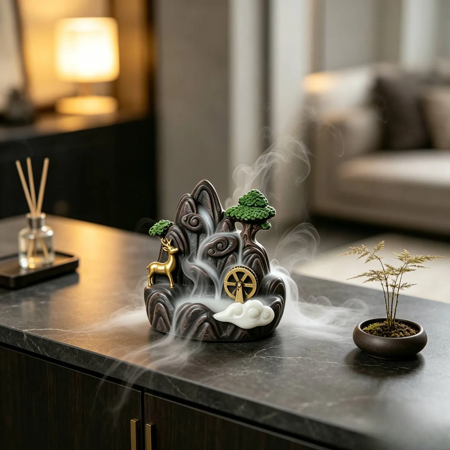 Backflow Incense Burner Deer