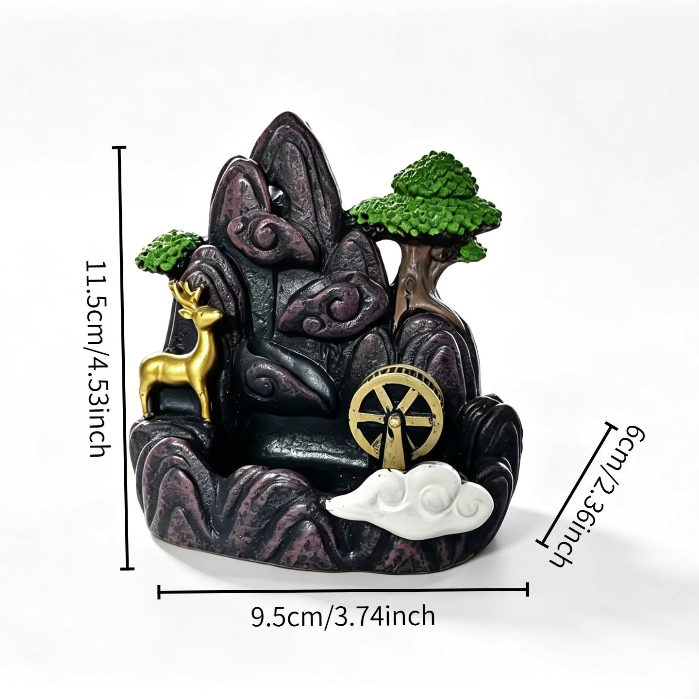 Backflow Incense Burner Deer