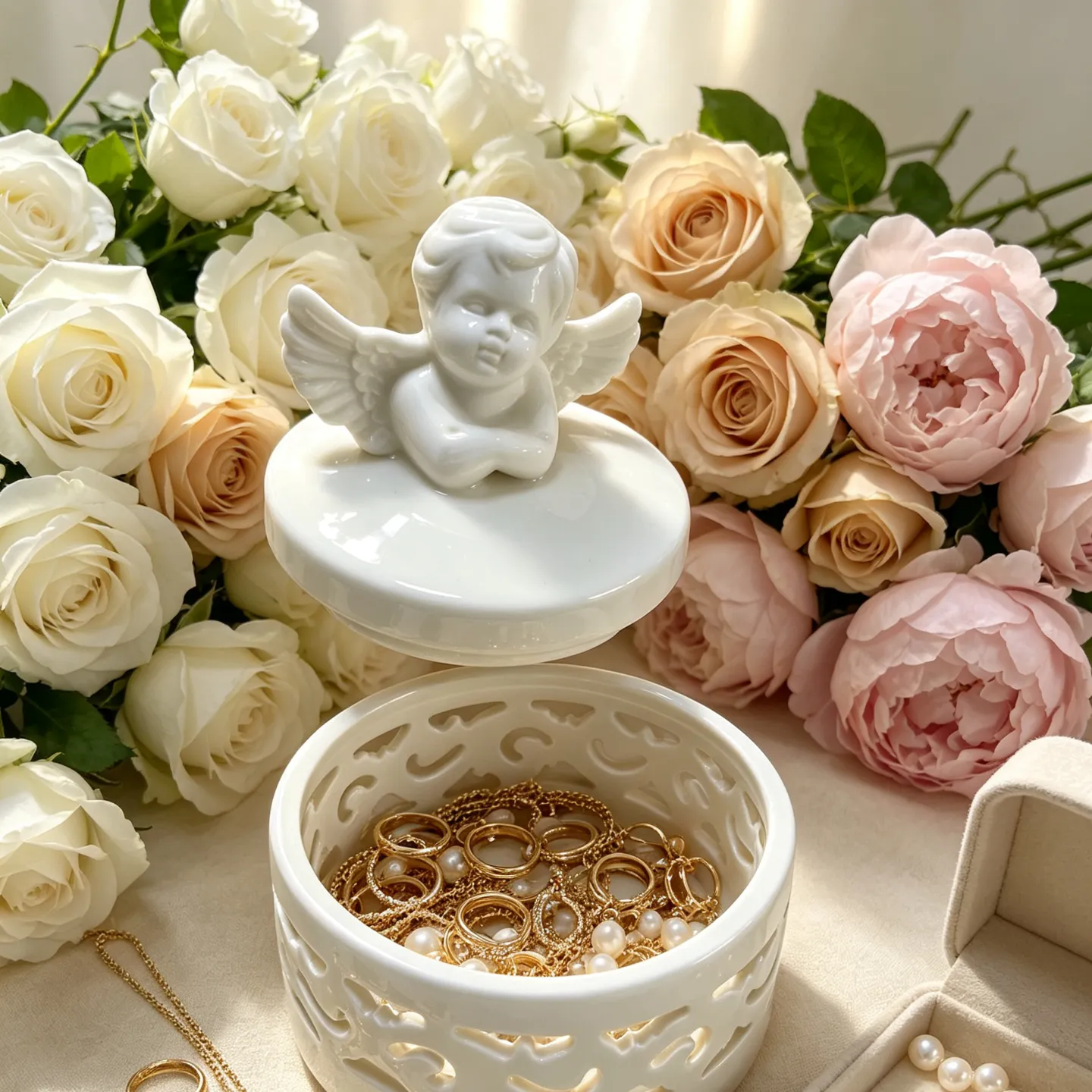 Angel Jewelry Treasure Box