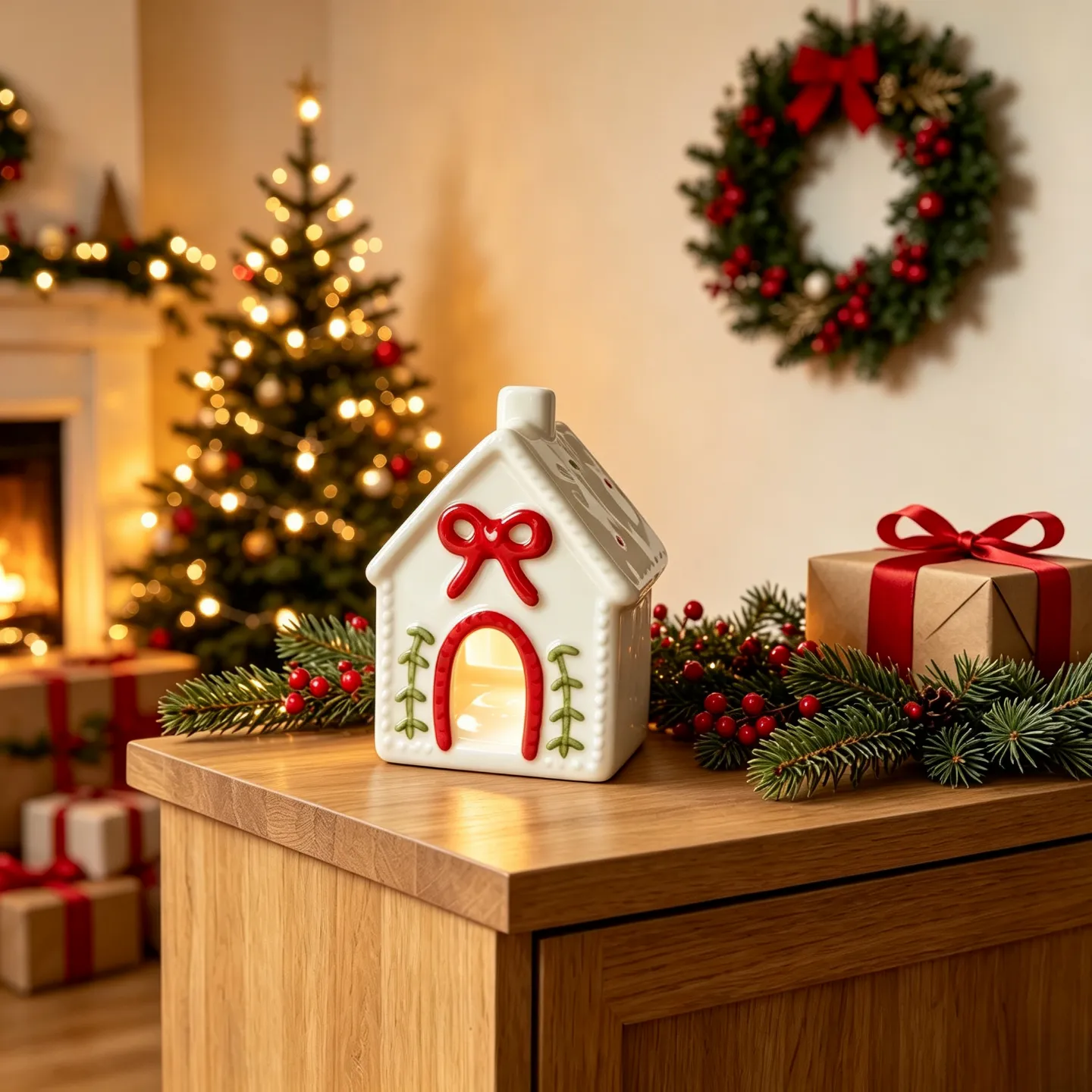 Candle Christmas Cottage