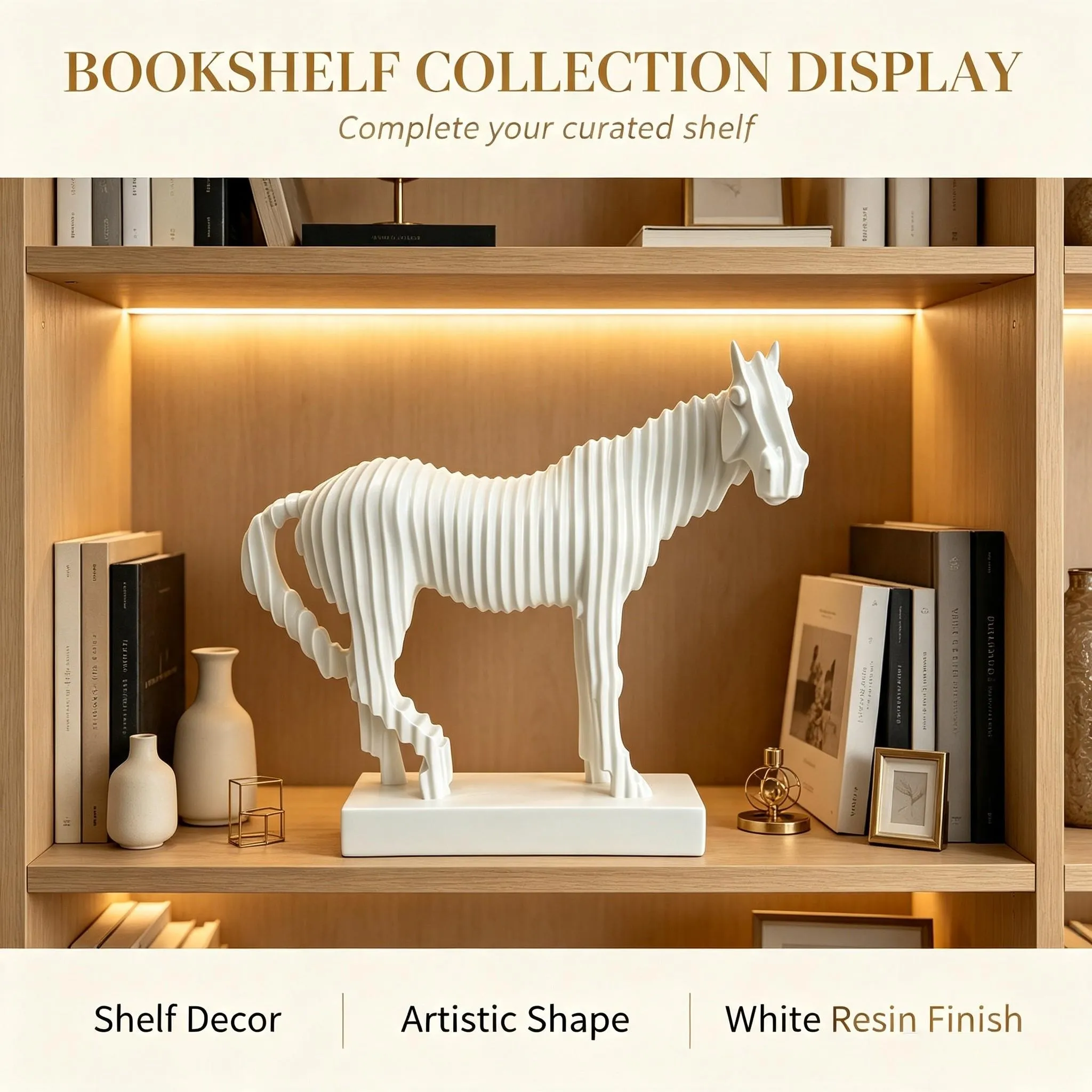 Abstract White Horse