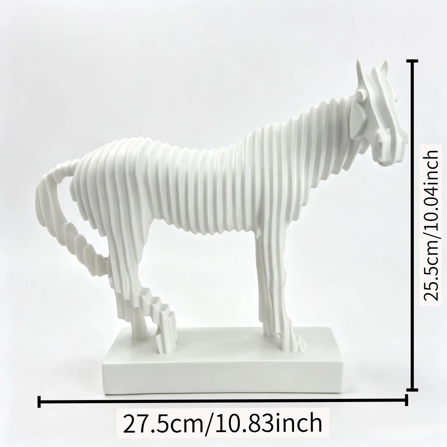 Abstract White Horse