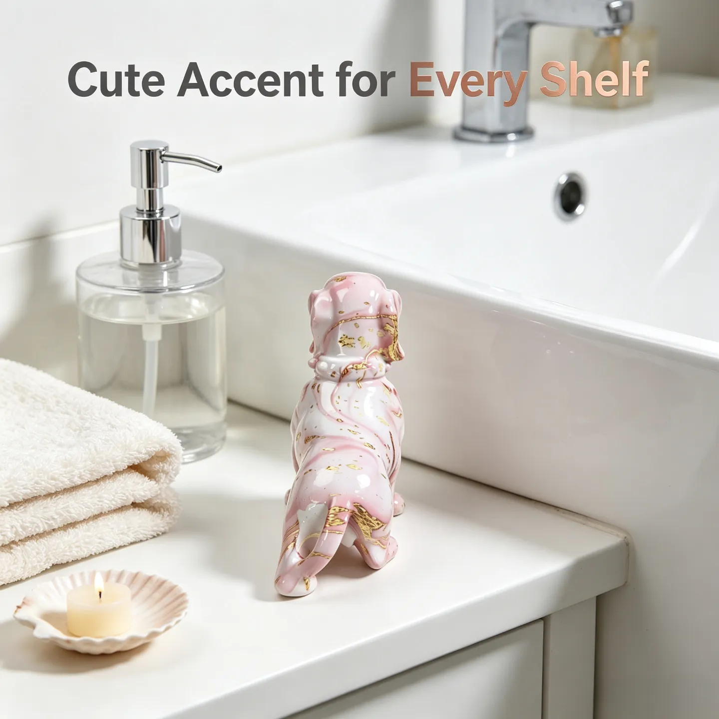 Pink water transfer dachshund